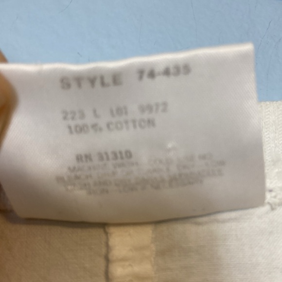 Vintage A Paquette Womens Sz S Blue Pink Patchwork Front Short Sleeve White Tee - Picture 5 of 12